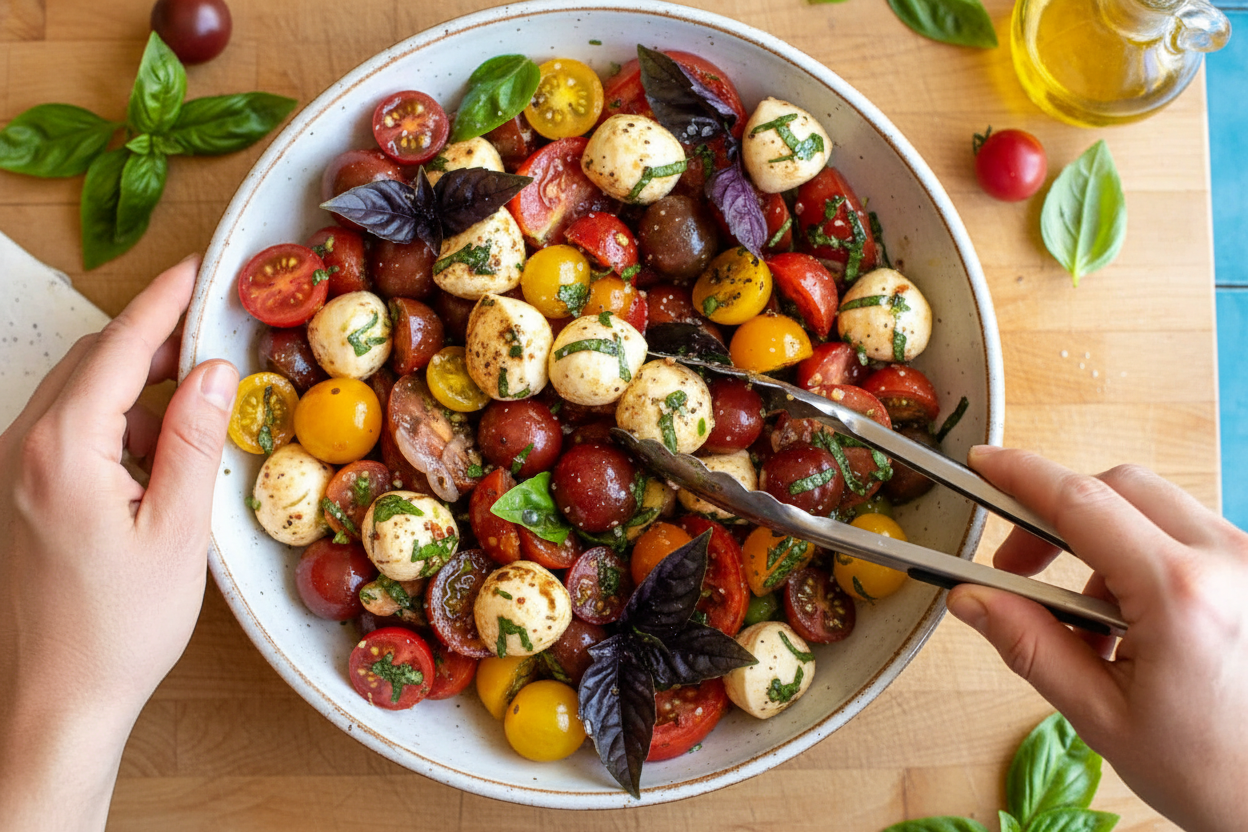 Kate's Best Tomato Basil Salad Recipe