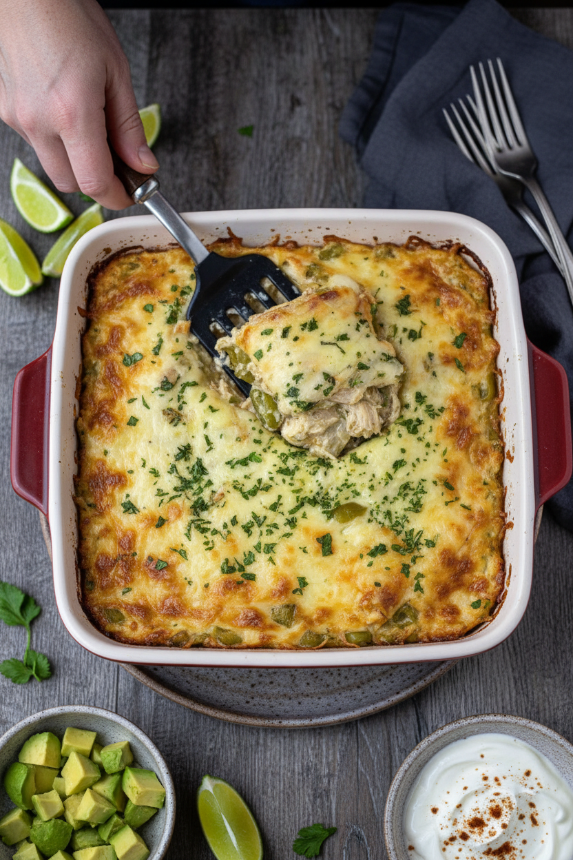 ​Keto Green Chile Chicken Casserole