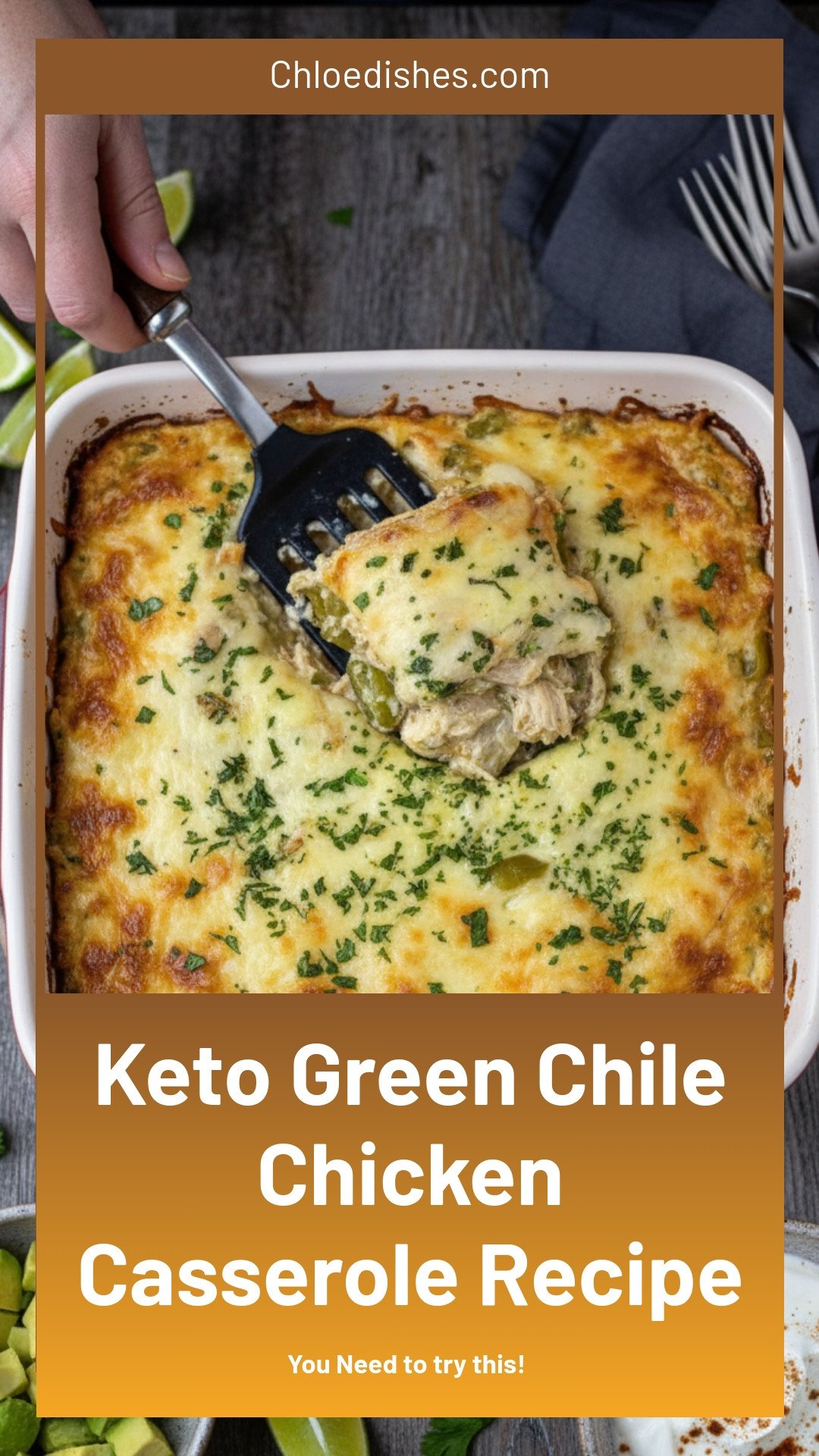 ​Keto Green Chile Chicken Casserole