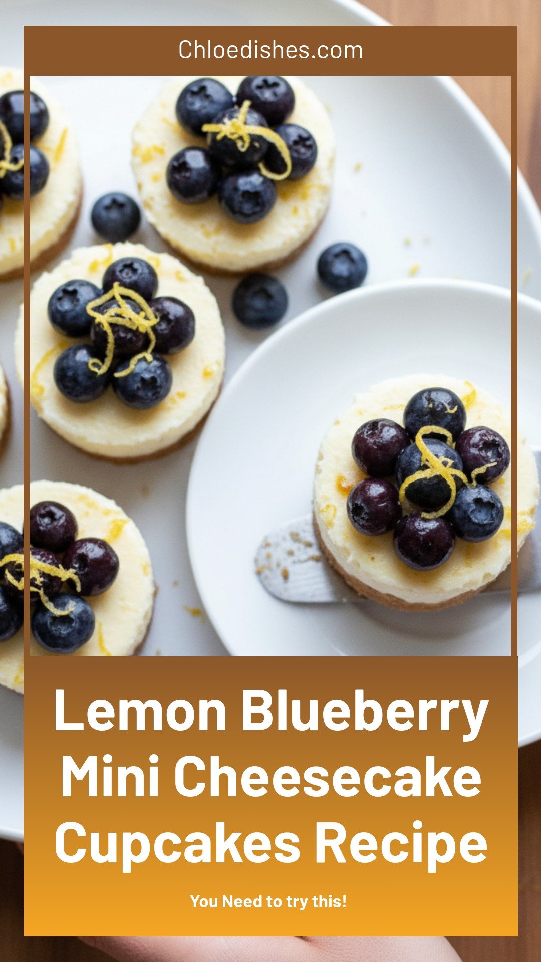 Lemon-Blueberry Mini Cheesecake Cupcakes Recipe