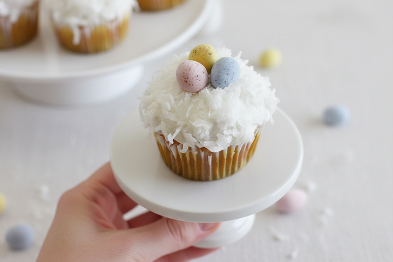 Moist Coconut Cupcakes