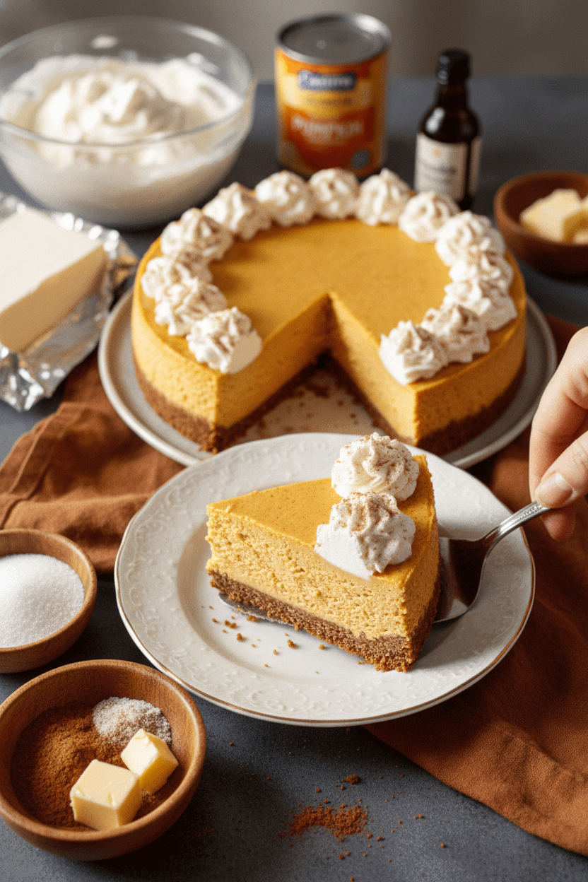 No-Bake Pumpkin Cheesecake Recipe
