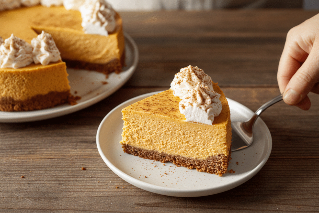 No-Bake Pumpkin Cheesecake Recipe Easy Dessert