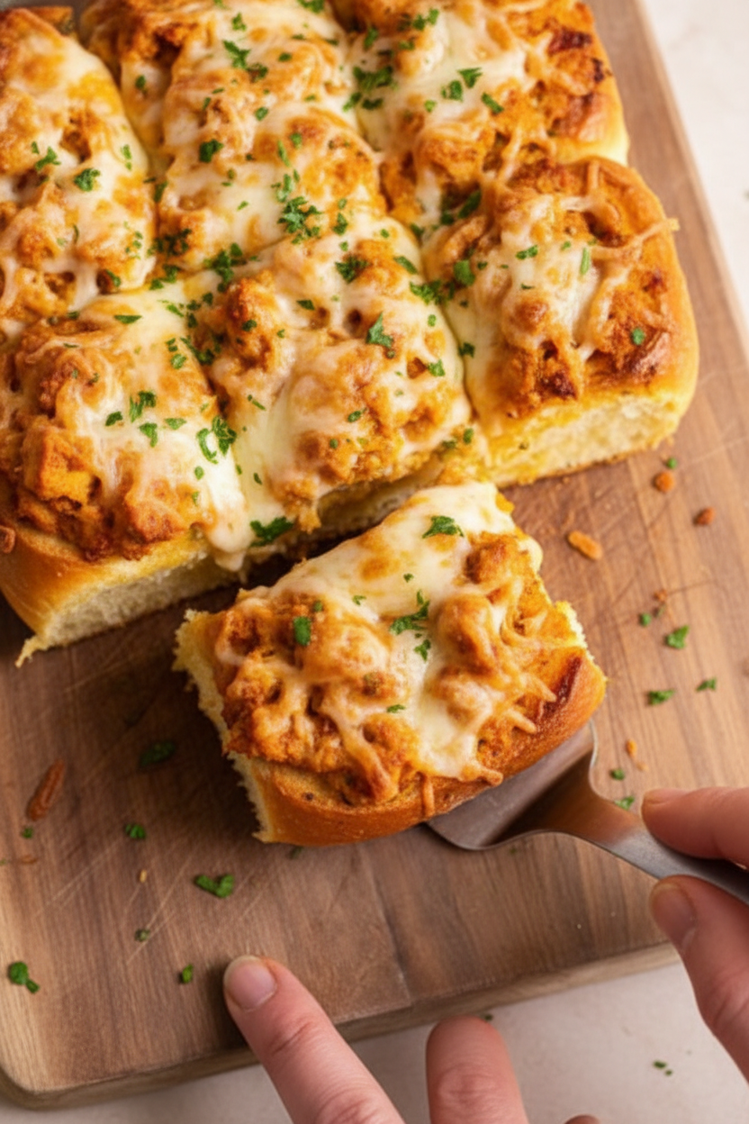 Tandoori Chicken Garlic Bread