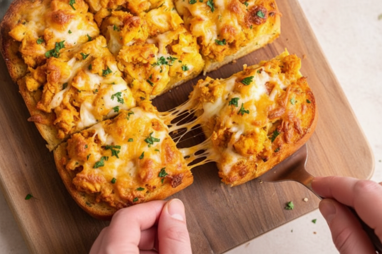 Tandoori Chicken Garlic Bread