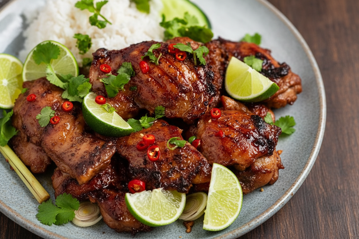 Thai Grilled Chicken Gai Yang Recipe