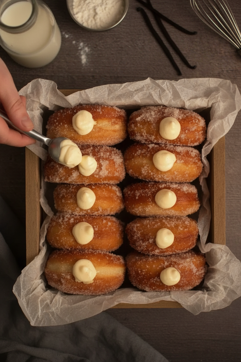 Vanilla Cream Donuts