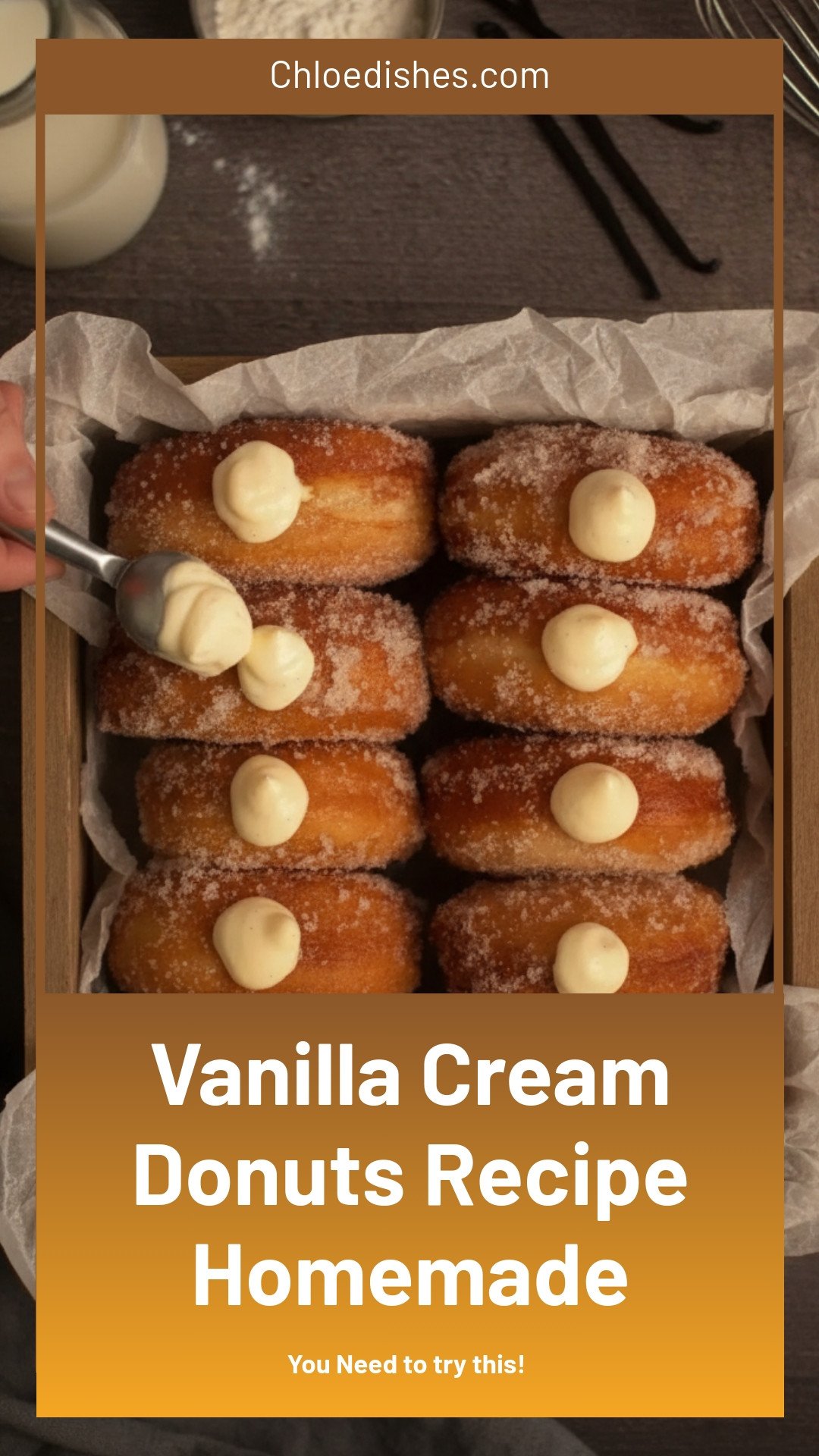 Vanilla Cream Donuts