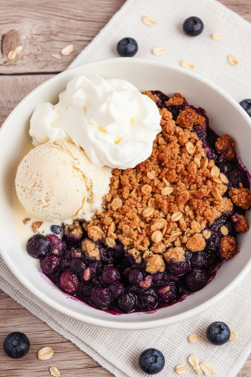 Gluten-Free Blueberry Crisp (Vegan)