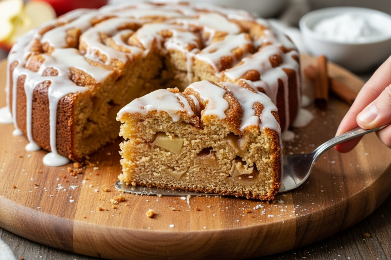 Apple Fritter Cake: Apple Fritter Cake Recipe Easy Homemade