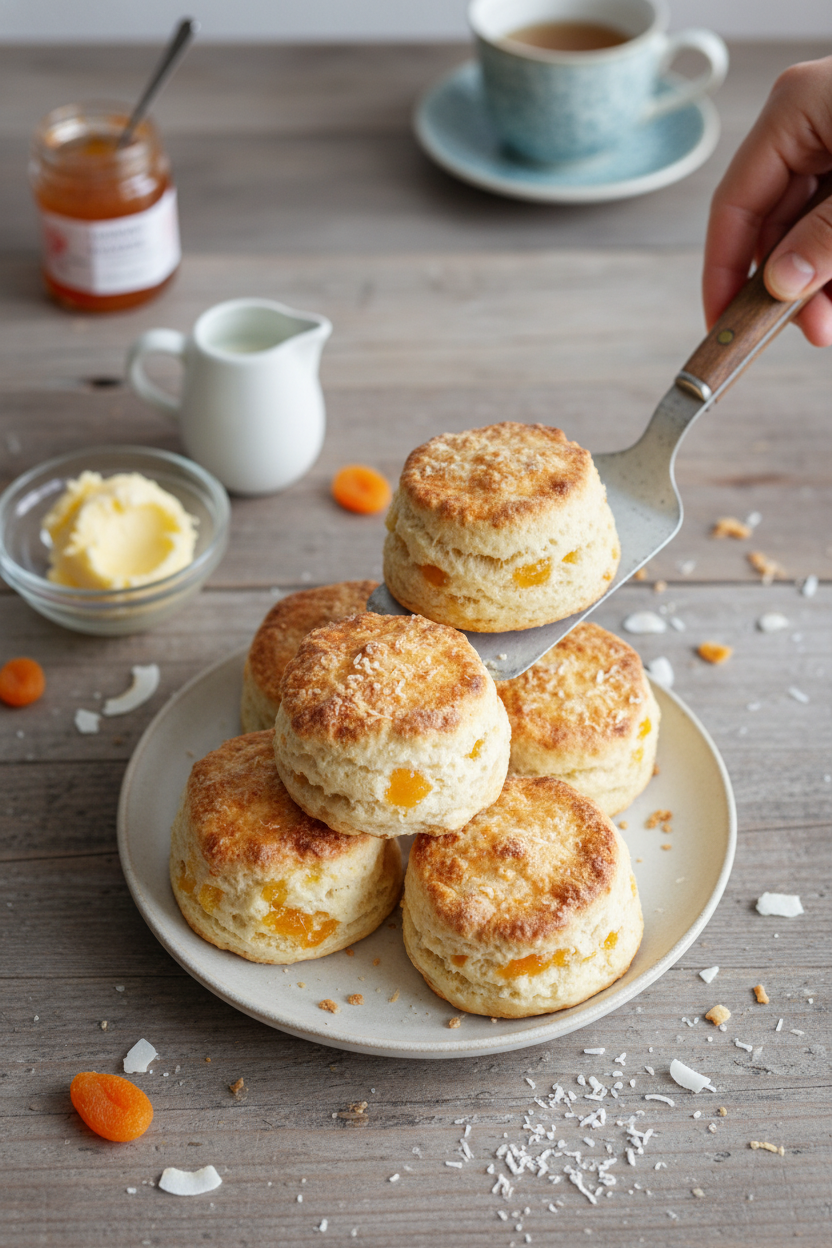 Apricot Coconut Scones Recipe
