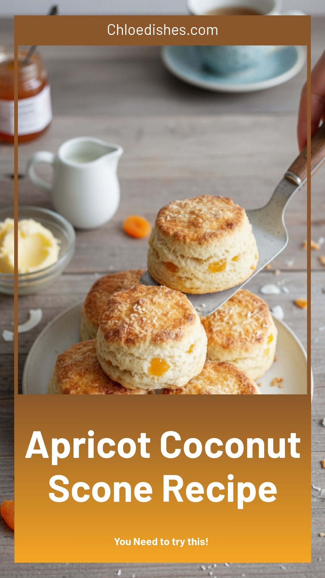 Apricot Coconut Scones Recipe