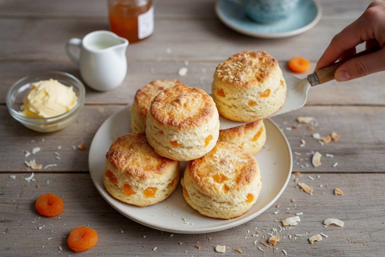 Apricot Coconut Scone Recipe