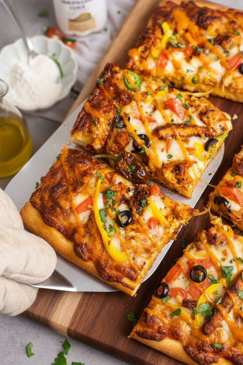 Chipotle Chicken Pizza