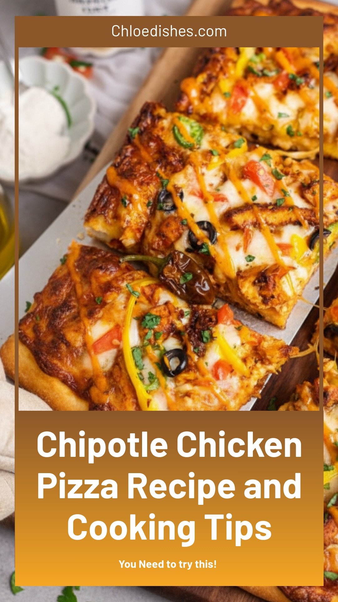 Chipotle Chicken Pizza