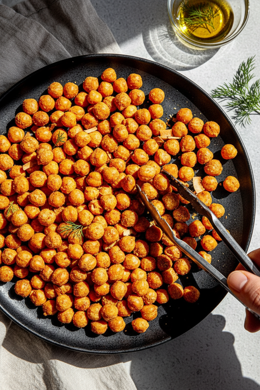 These crispy chickpeas taste just like Doritos