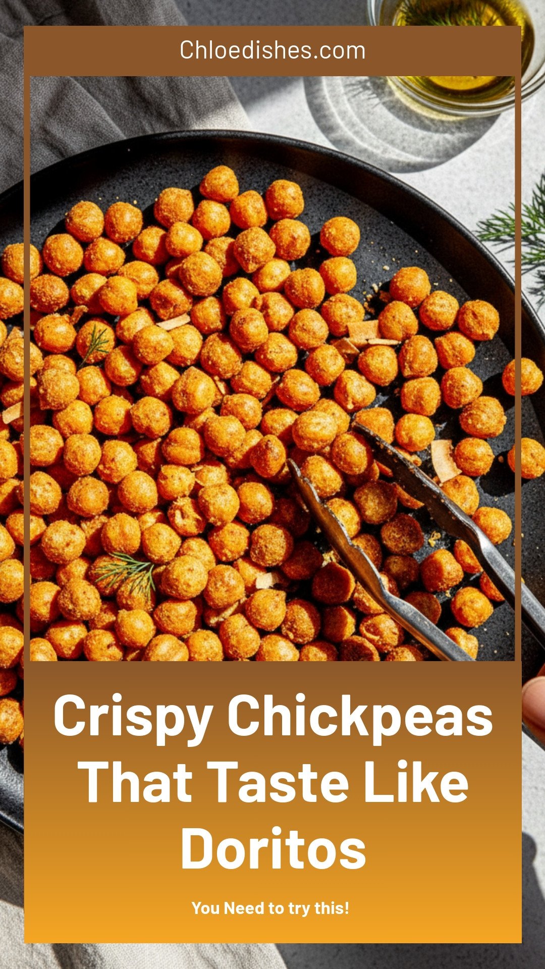 These crispy chickpeas taste just like Doritos