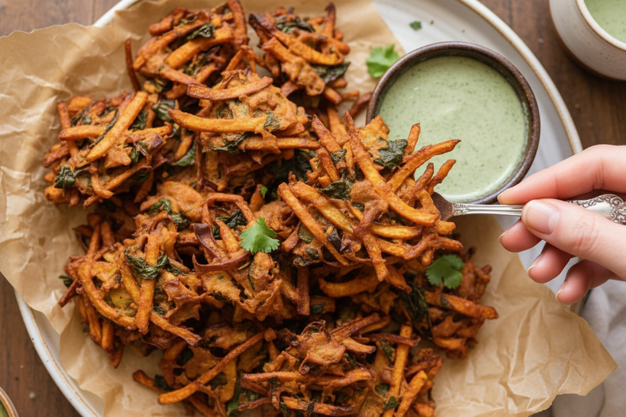 Crispy Vegetable Pakoras Recipe