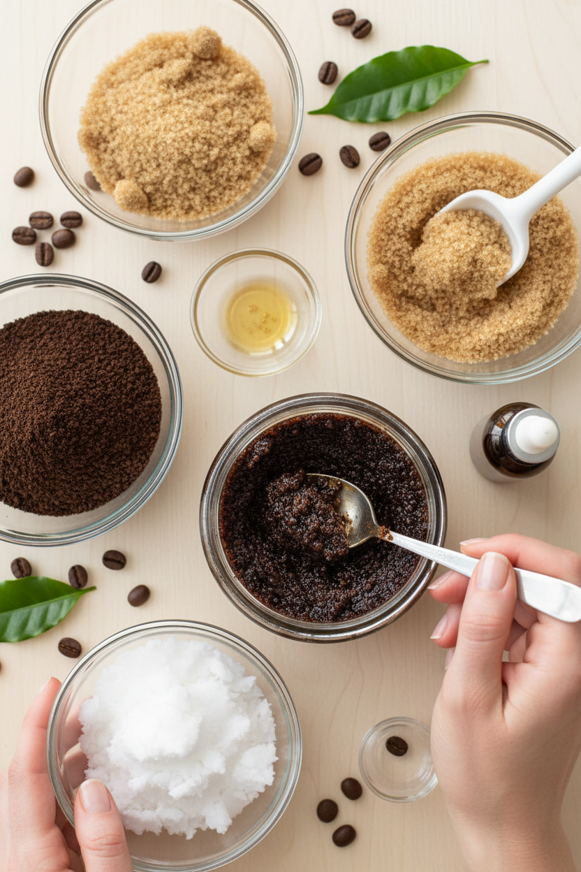 How to Make a DIY Coffee Scrub