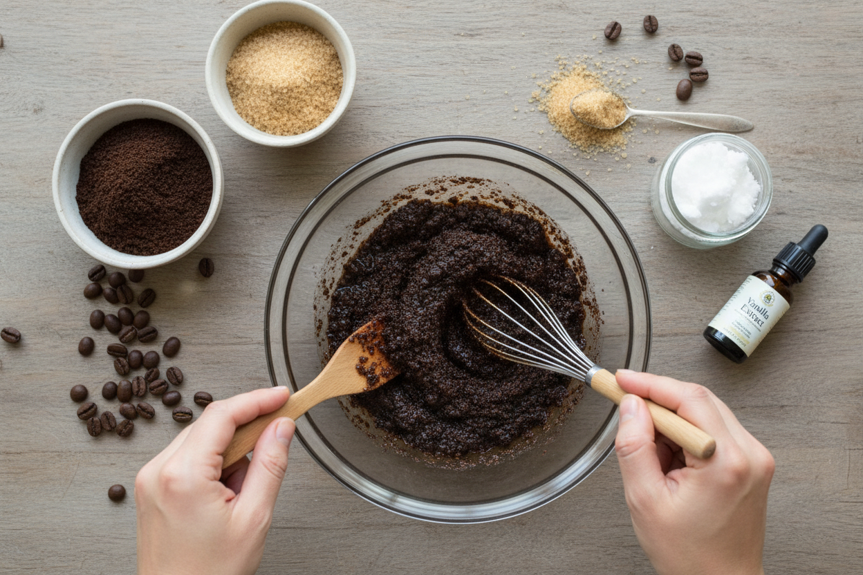 DIY Coffee Scrub Recipe for Glowing Skin