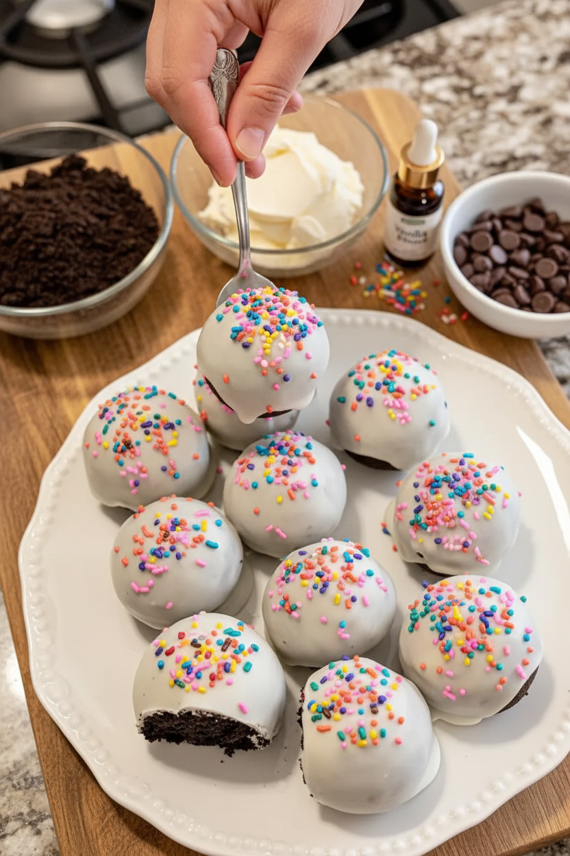5-Ingredient Oreo Truffle Bites