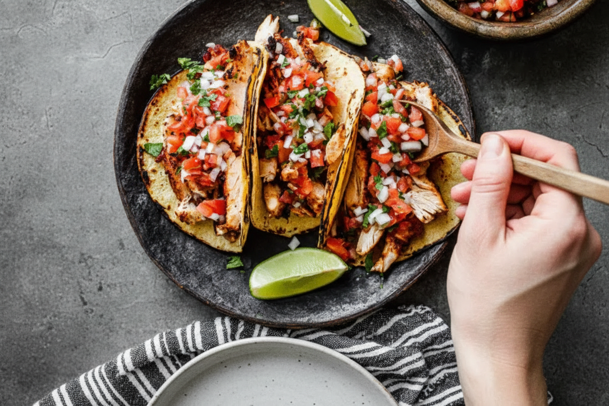 Easy Chicken Street Tacos Recipe