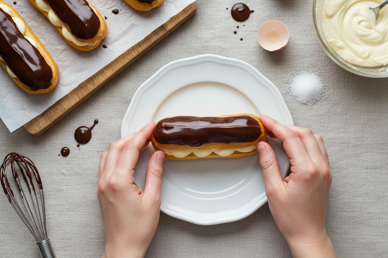 Easy Chocolate Eclairs Recipe for Beginners
