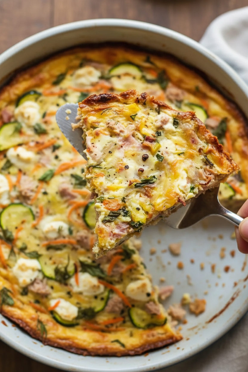 Crustless Tuna Quiche