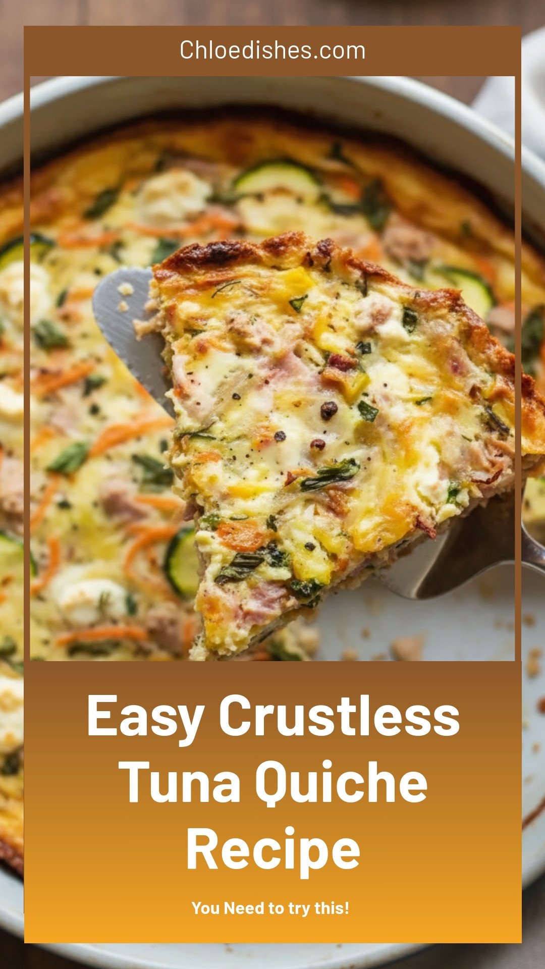 Crustless Tuna Quiche