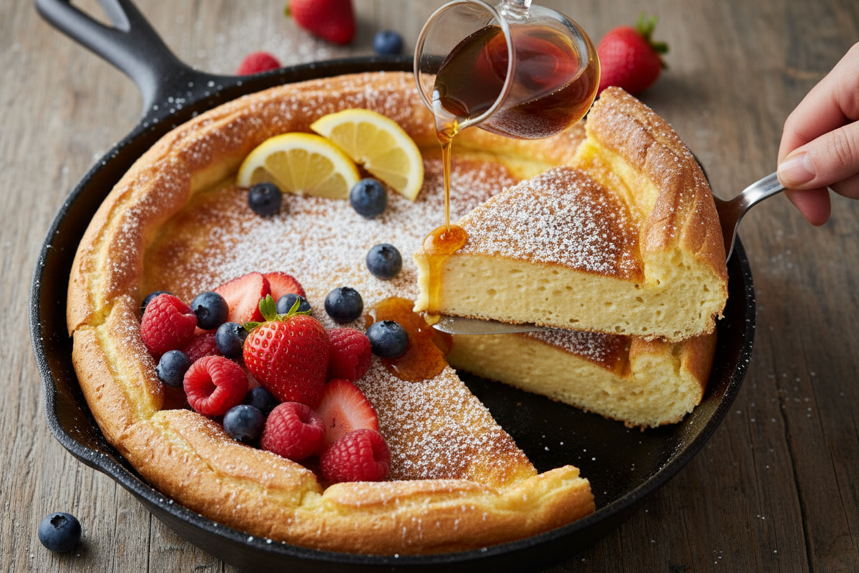 Easy German Baked Pancake Recipe
