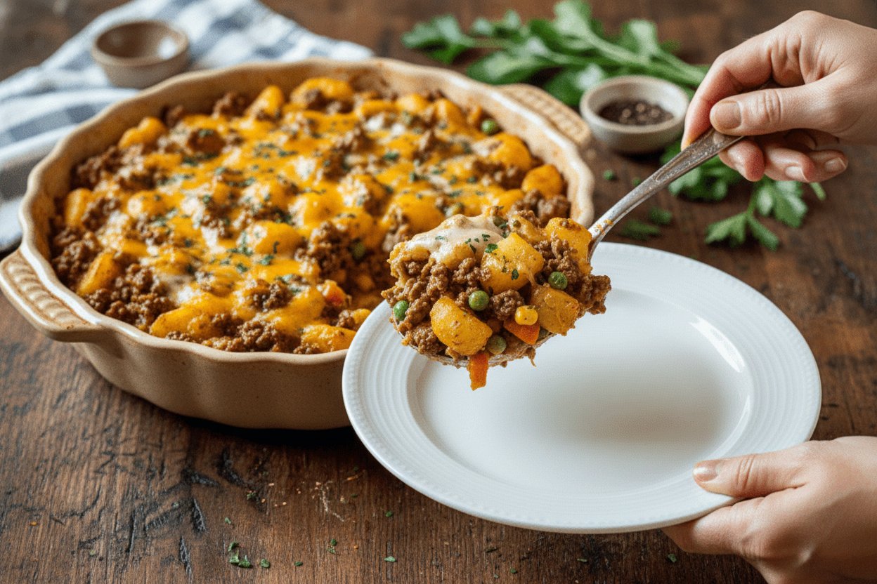 Easy Hobo Ground Beef Casserole Recipe