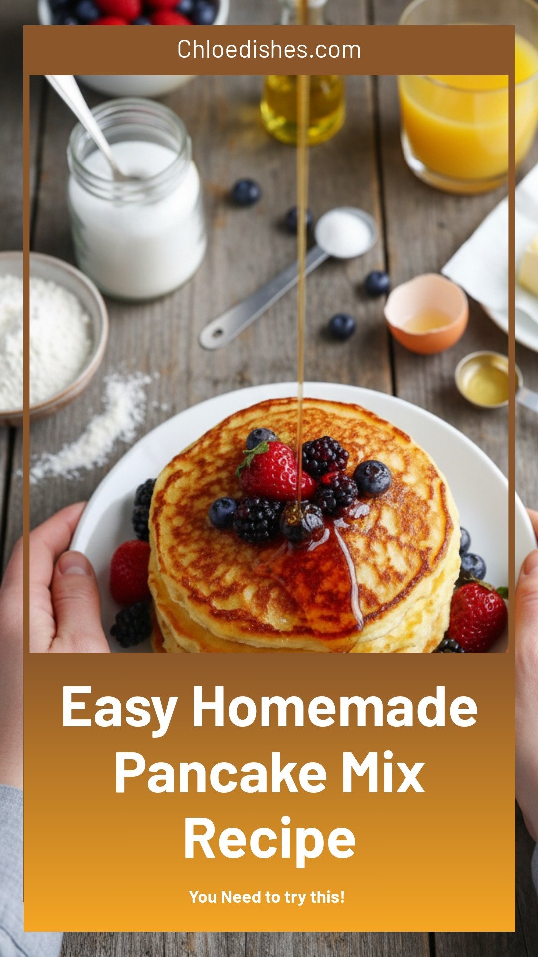 Homemade Pancake Mix Recipe