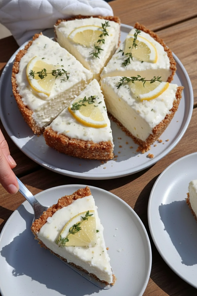 Creamy Frozen Lemonade Pie Recipe Easy No-Bake Summer Dessert