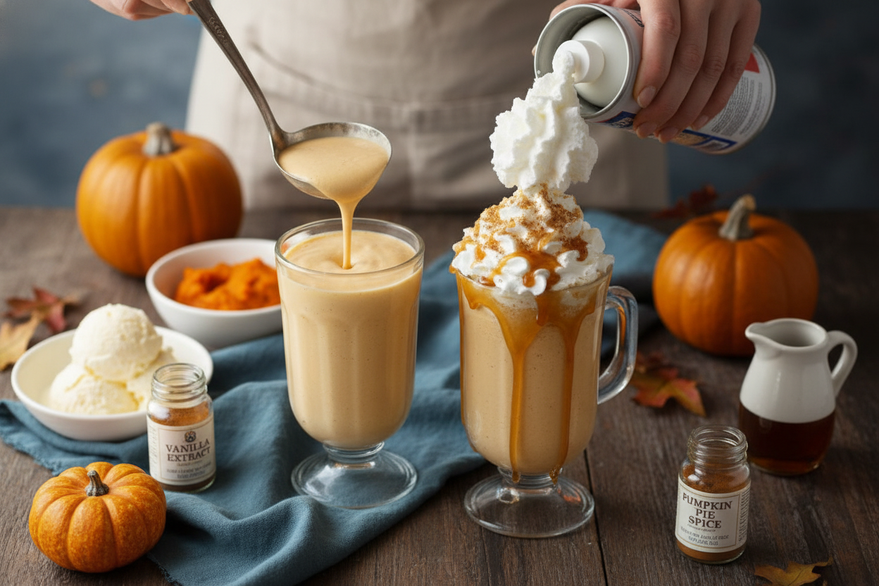 Easy Pumpkin Milkshakes For Cozy Fall Nights