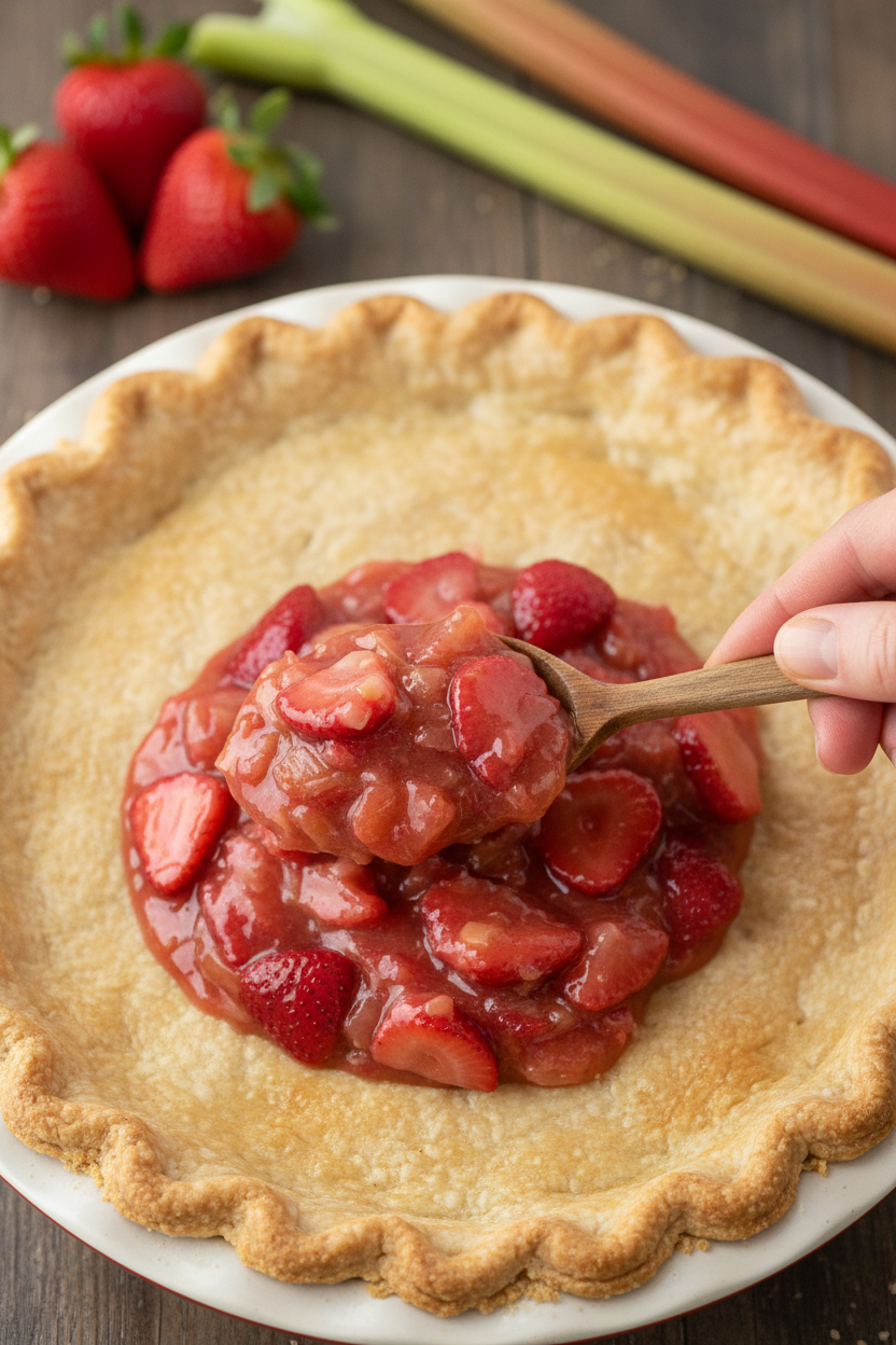 Easy Strawberry Rhubarb Pie Filling