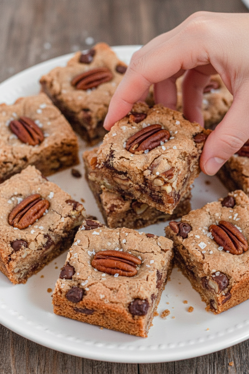 Butter Pecan Blondies (Gluten-Free & Dairy-Free)