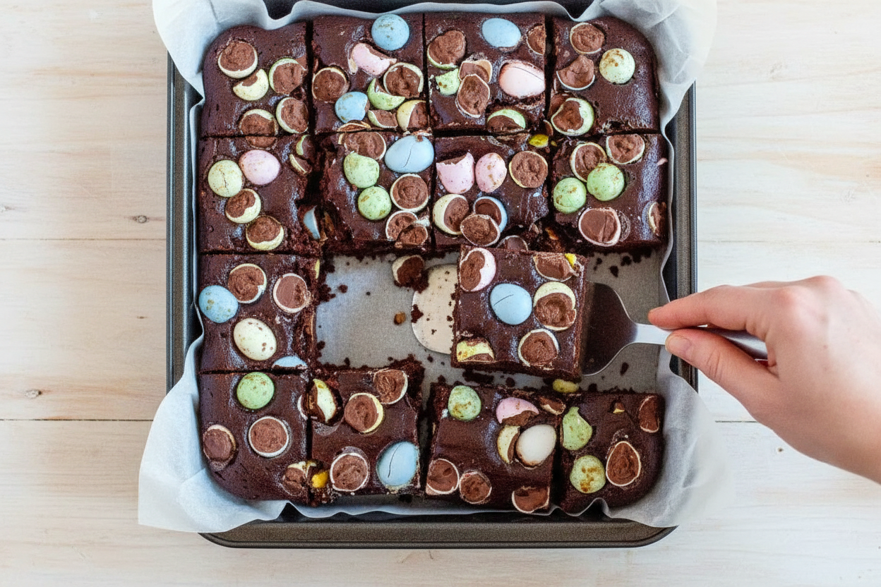 Gluten-Free Mini Egg Brownies Recipe