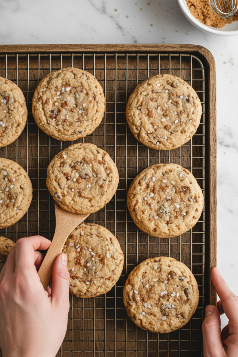 Gluten-Free Toffee Chocolate Chip Cookies