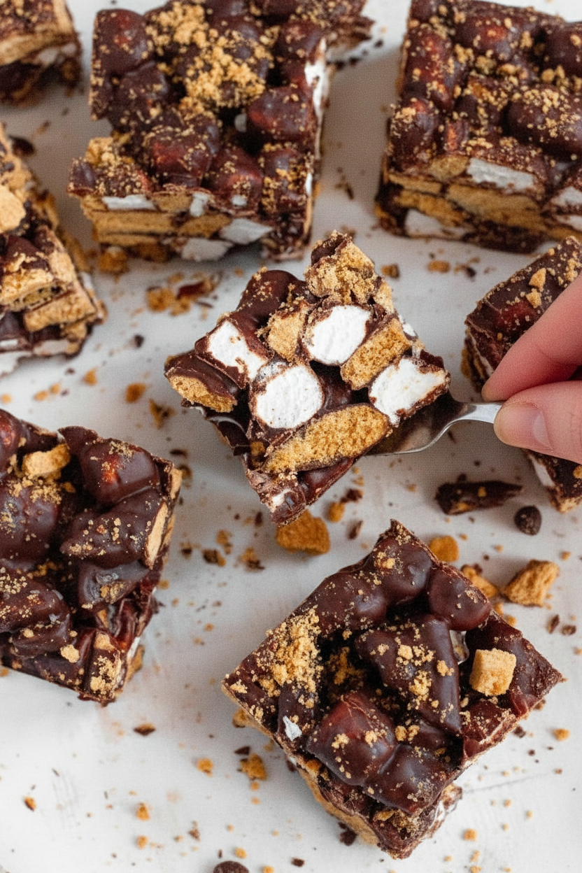 No-Bake S’Mores Bars (Gluten-Free & Vegan)