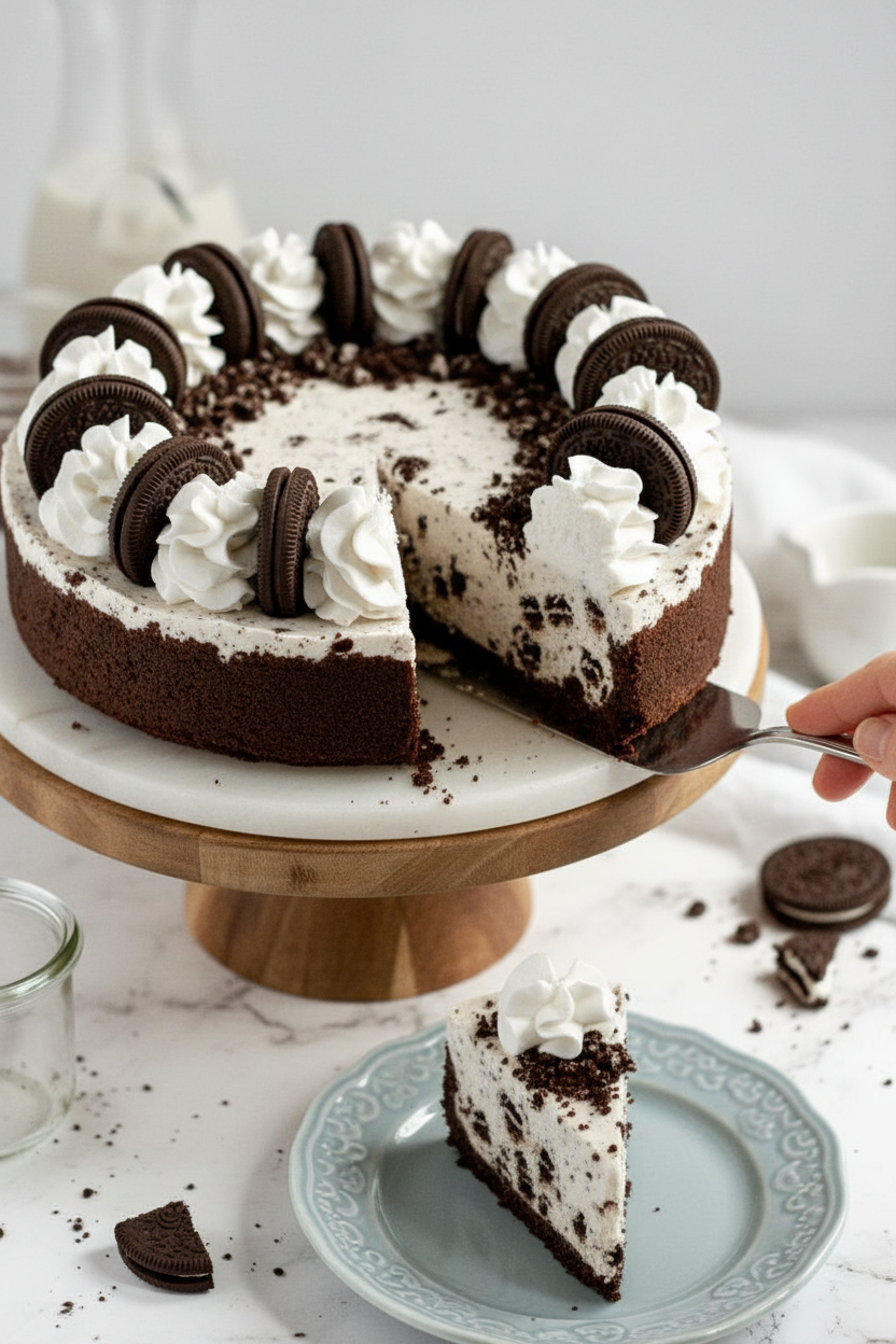 Gluten-Free Oreo Cheesecake (Vegan Option)