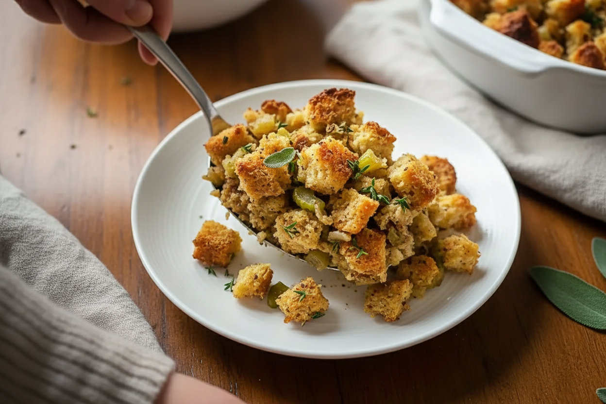 Grandmas Thanksgiving Stuffing Recipe Delicious