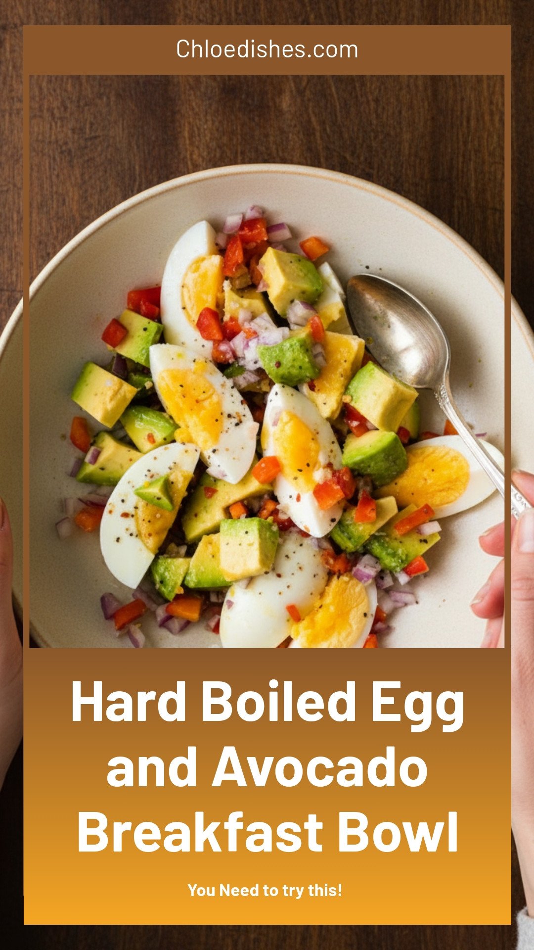 Hard Boiled Egg and Avocado Bowl