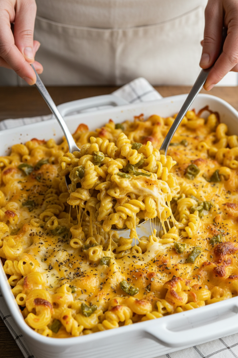 Hatch Green Chile Mac and Cheese