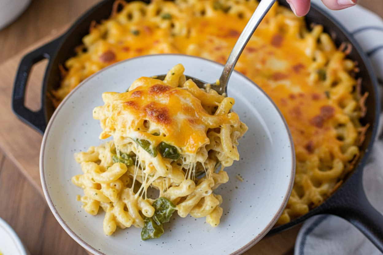 Hatch Green Chile Mac and Cheese