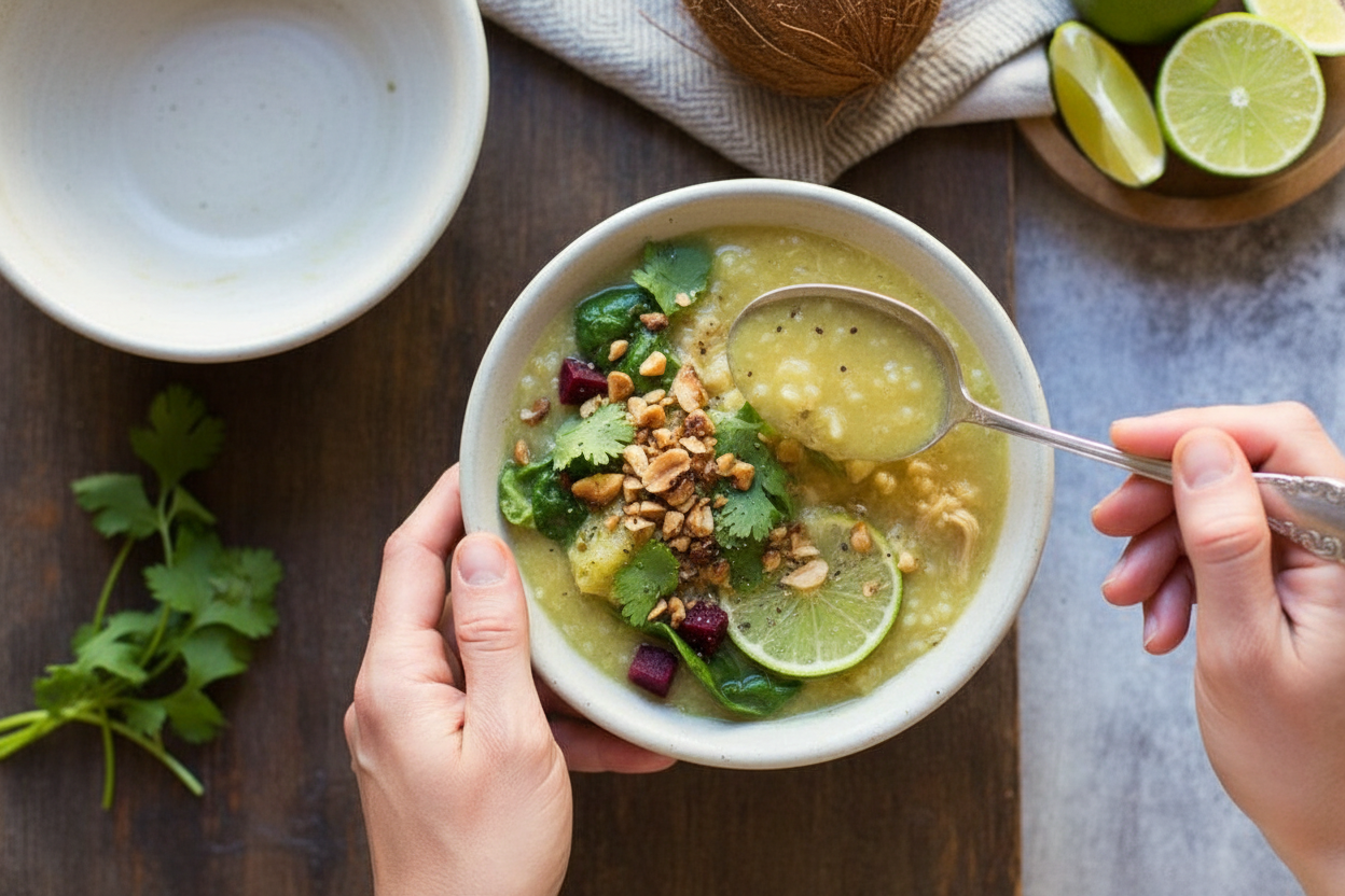 Healing Chicken and Rice Soup Recipe by Caroline Chambers