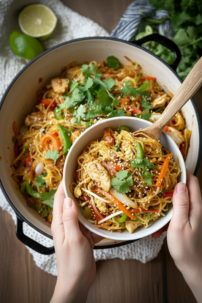 Delicious Spaghetti Squash Pad Thai: A Healthy Twist