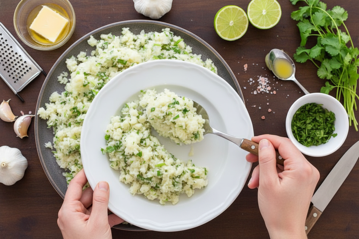 Instant Pot Cilantro Lime Cauliflower Rice