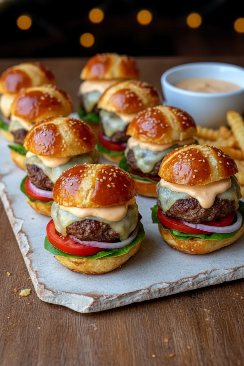 Juicy Hamburger Sliders with Secret Sauce Recipe You’ll Love