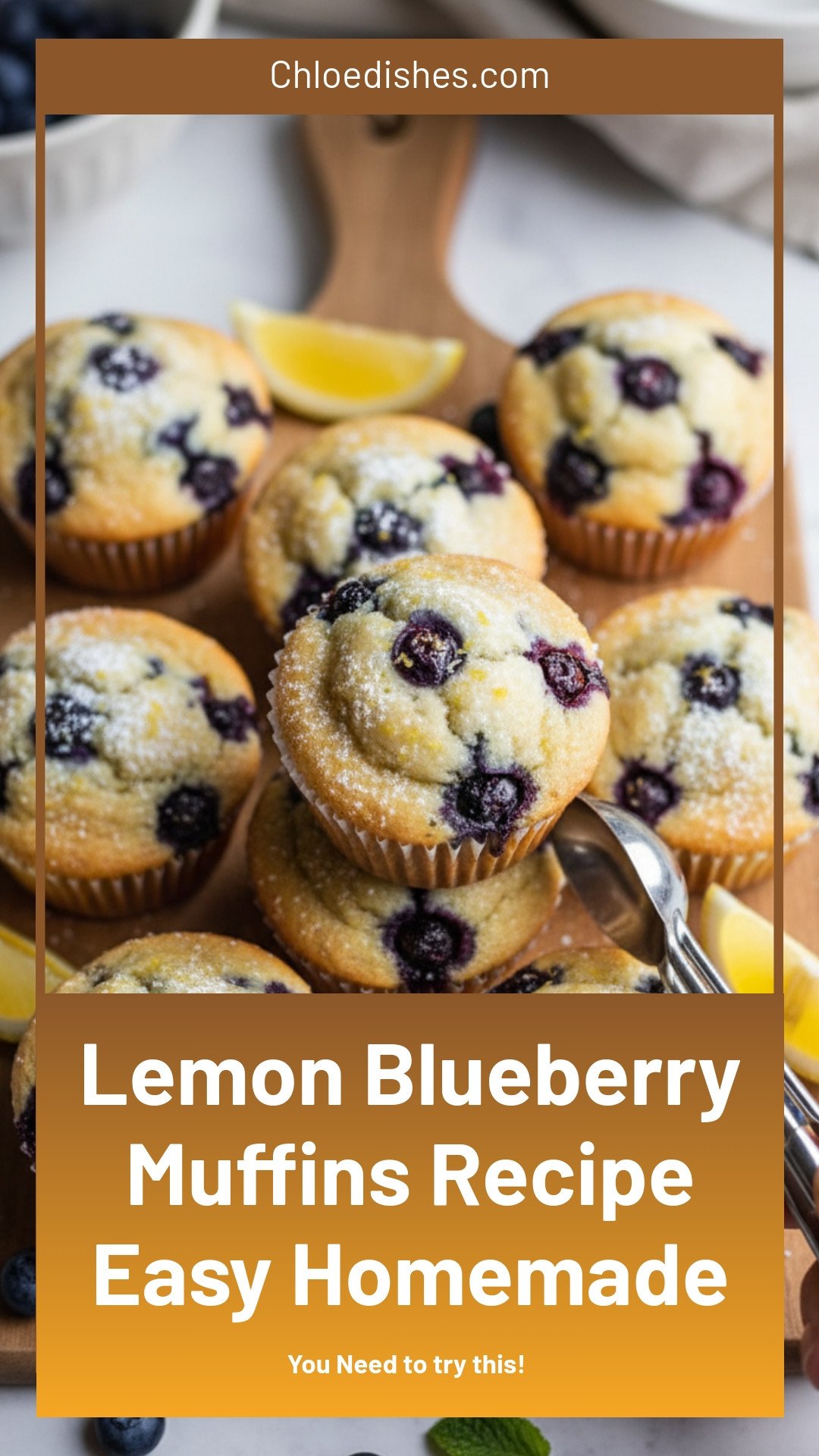 Lemon Blueberry Muffins Recipe