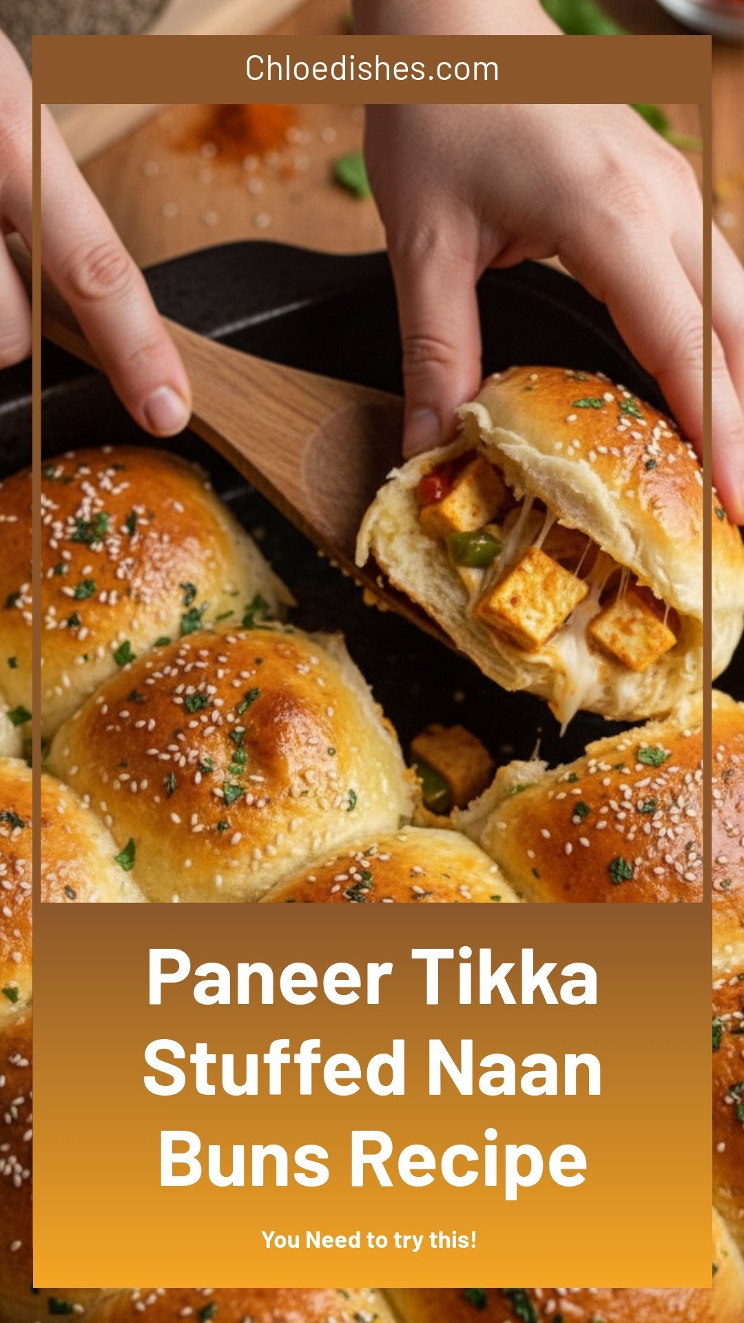 Paneer Tikka Naan Buns